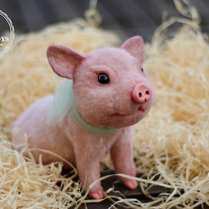 Handgemachtes Schwein, Spielzeugschwein, Sonderanfertigung.