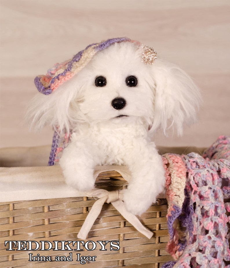 Caniche por foto perro de juguete réplica de perro Etsy España