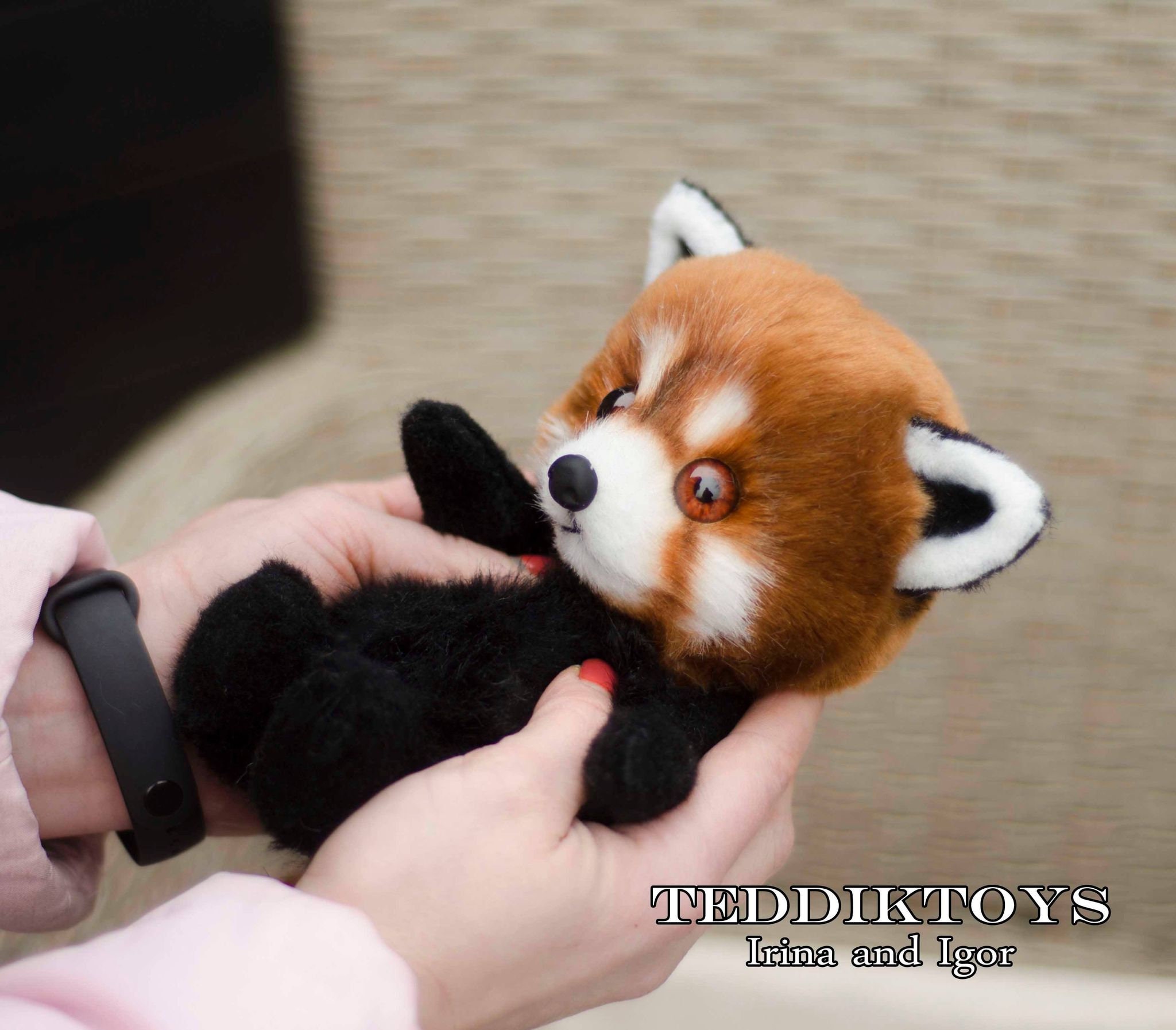 レッサーパンダ シンシン 手作りぬいぐるみ パンダのおもちゃ（受注