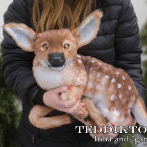 Deer Jussie ,handmade toy forest animal christmas deer