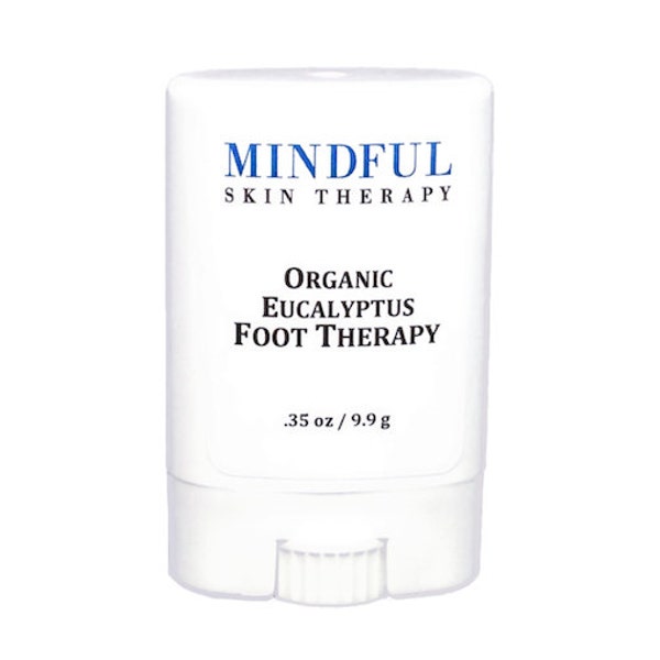 Organic Eucalyptus Foot Therapy with organic jojoba oil, shea & cocoa butters, beeswax 100% natural organic foot balm