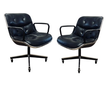 Pair of Knoll Pollock Executive Chairs