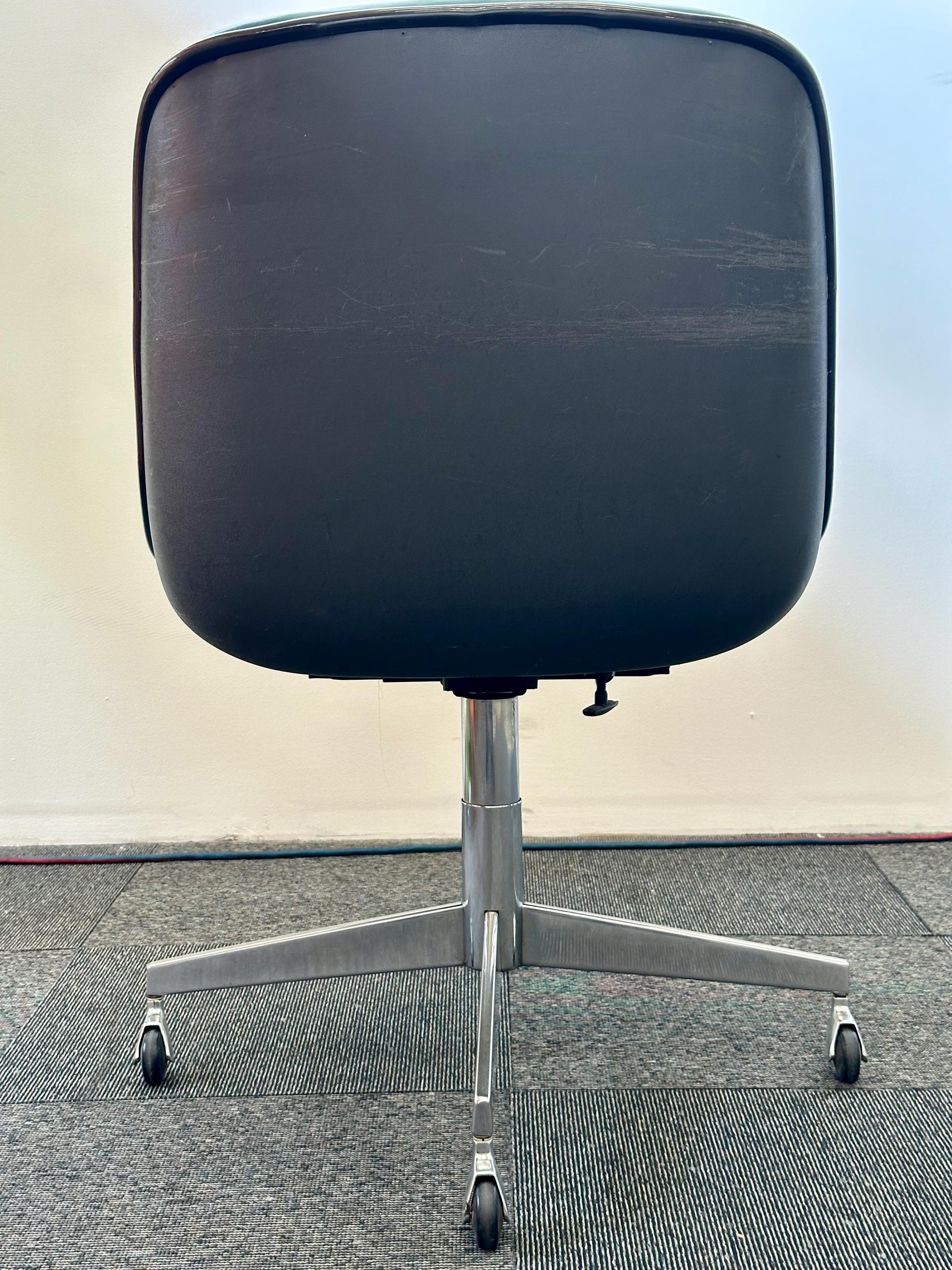 Vintage Steelcase 451 Office Chair (teal/chrome) - Etsy
