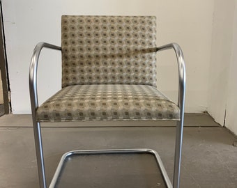 Knoll Brno Tubular Side Chair Pair
