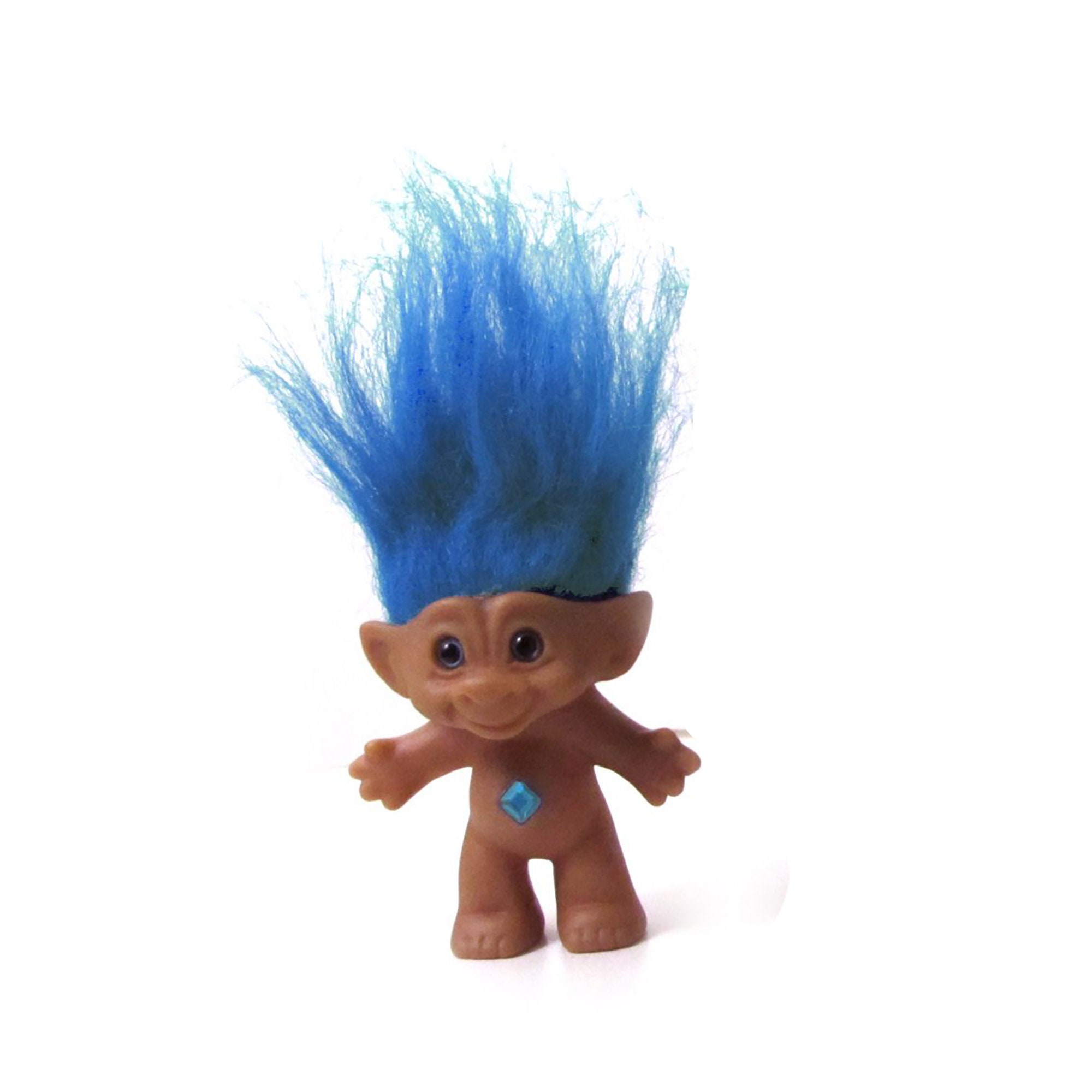 Jewel Belly Treasure Troll Dolls by Ace Novelty Co Blue Etsy