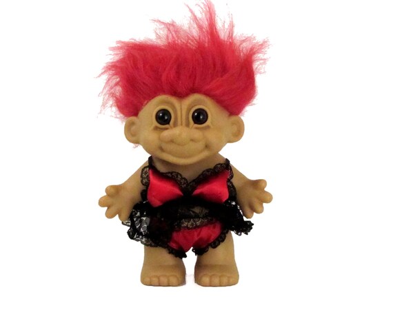 Vintage Russ Victoria Secrets Troll Puppe Rote Haare Roter Etsy