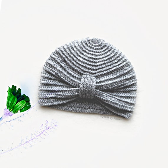 grey toddler hat