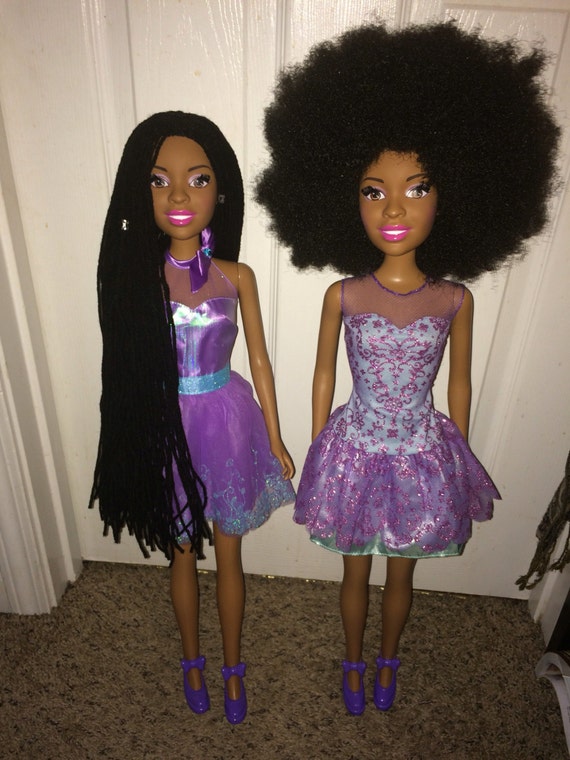 28 Natural Hair Barbie Etsy