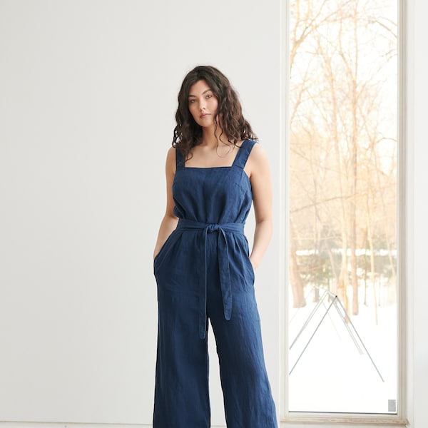 Wide Leg Jumpsuit - Etsy