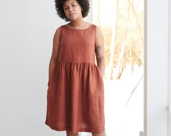 chinese dress ladies Sienna Linen Dress  Lady Laurette