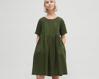 summer linen shift dresses