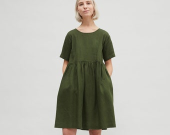 linen shift dresses for summer