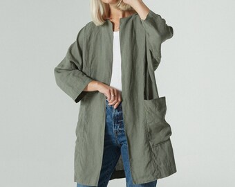 linen cardigans