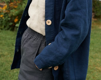 Bill Heavy Navy Blue Jacket - Utility Jacket - Work Jacket