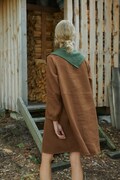 Green linen wool bandana - Linen bandana - Wool bandana - Linen scarf product logo