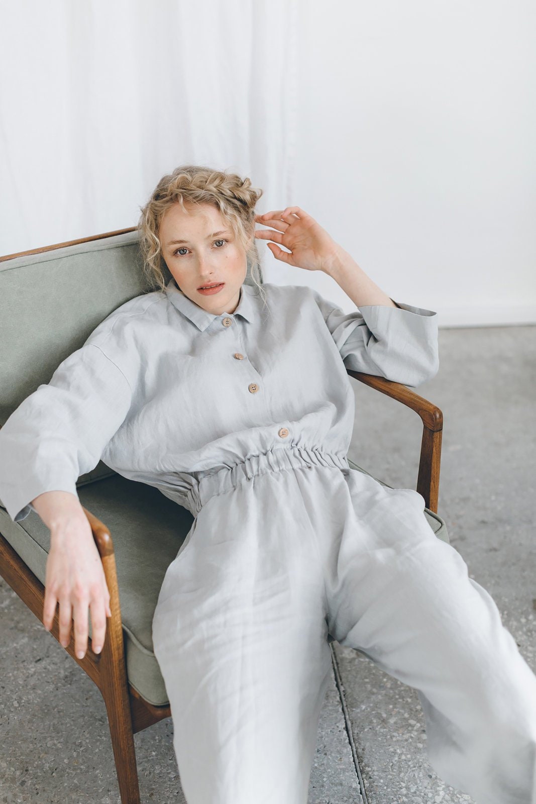 Grey playsuits sales