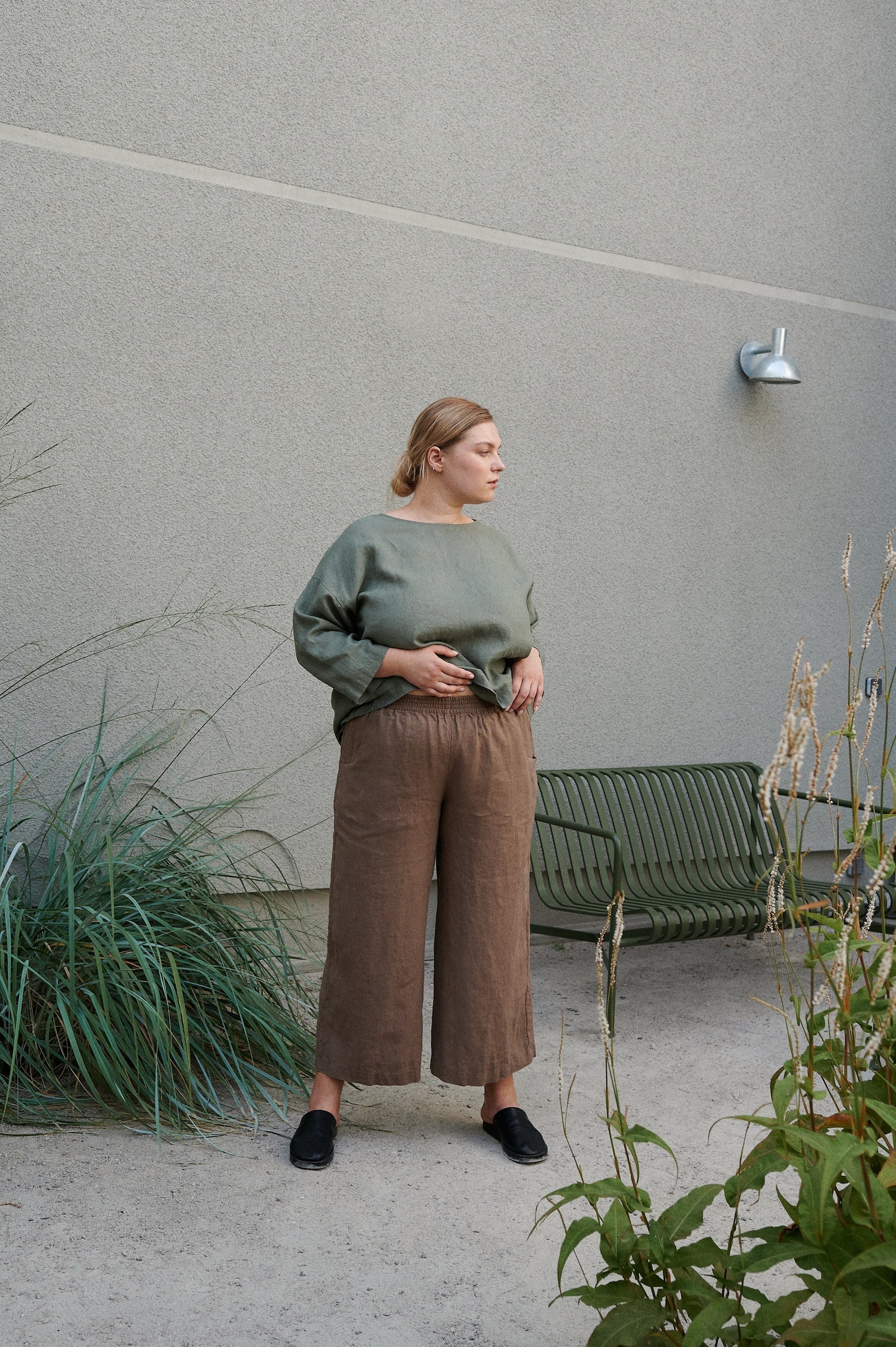 Trousers Boey Heavy jersey cacao