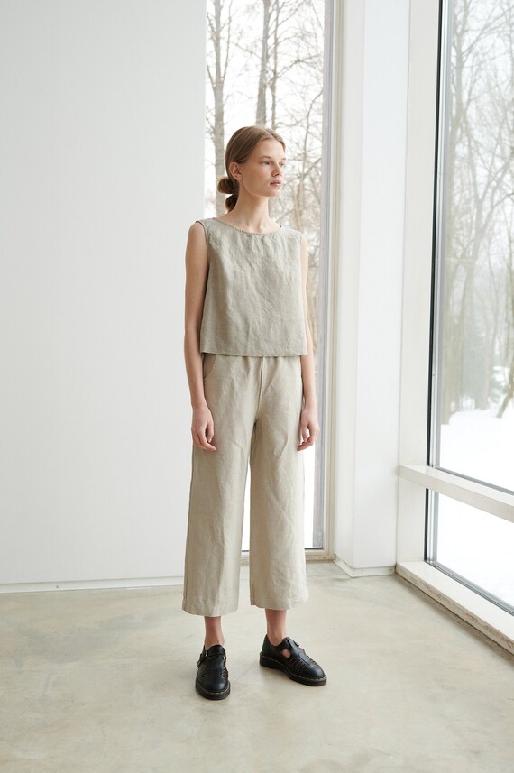 Ocean Heavy Natural Grey Trousers Heavy 