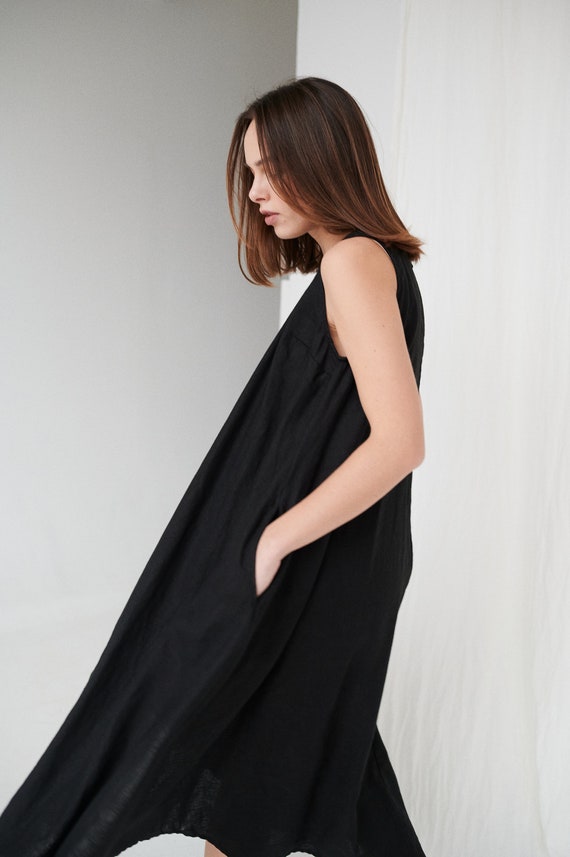 robe noir maxi