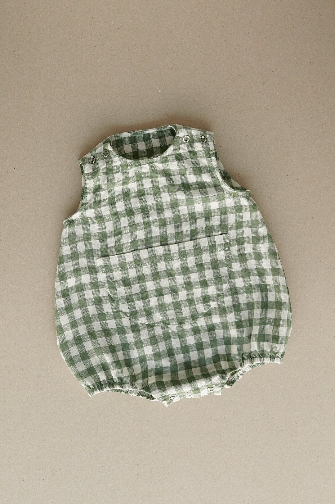 Sienna Gingham Babydoll Romper