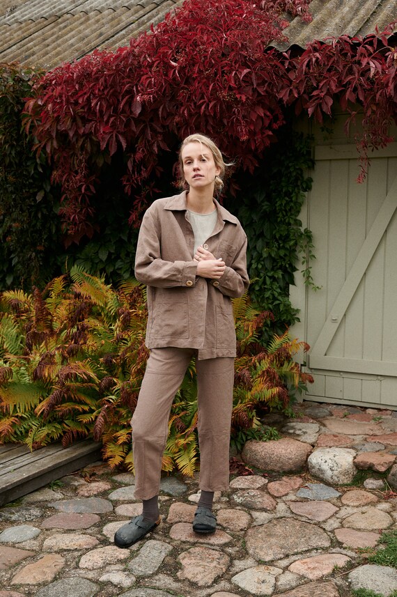 TODAYFUL Tuck Linen Trousers チョコ/36 24-02_Trousers_68_600x.jpg?v=