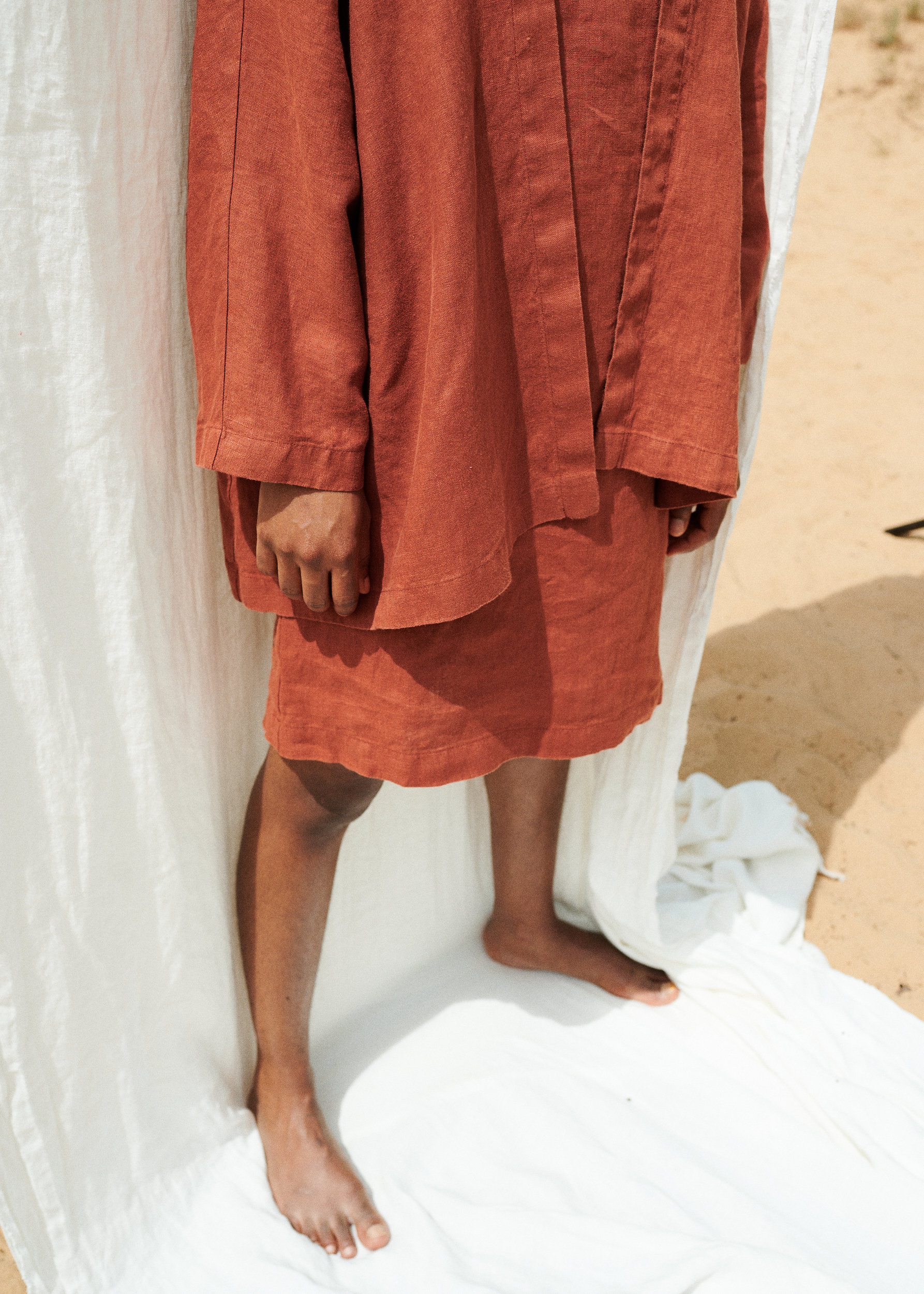 Juta Terracotta Jacket Oversized Linen Jacket Linen Coat Etsy