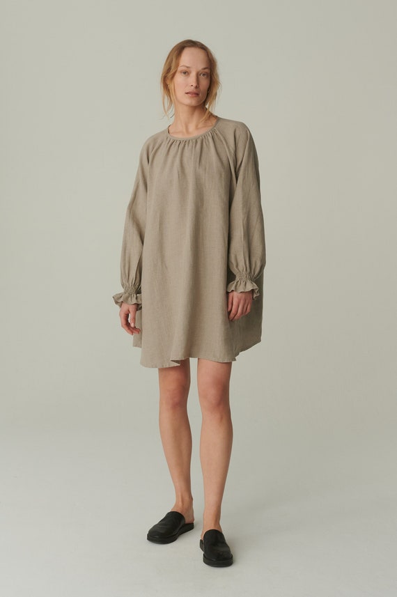 jumper dress a line A Line Crew Neck Maxi Jumper Dress