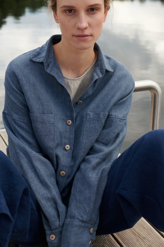 Oversize Wool Blend Shirt