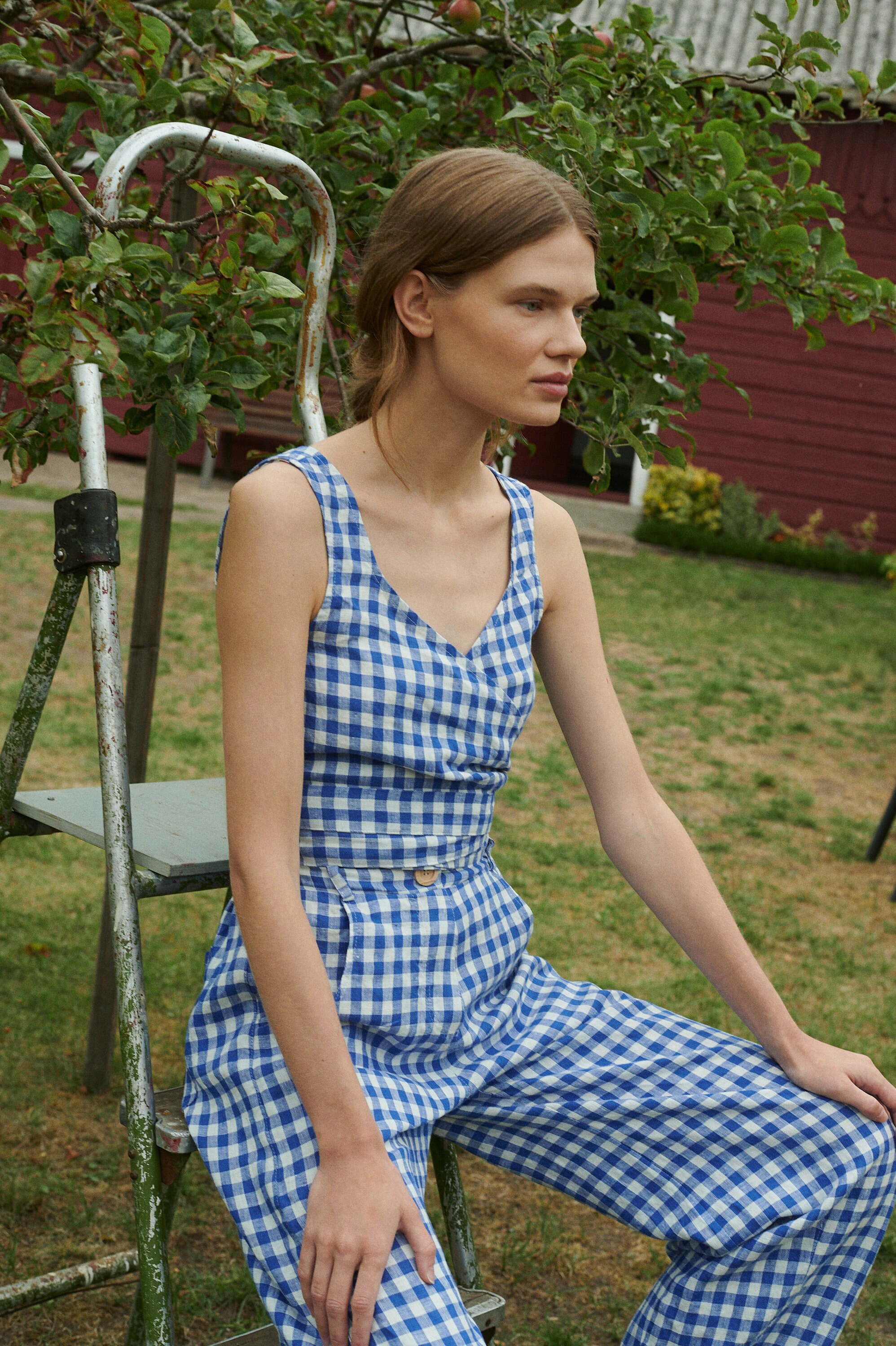 【新品】Bibiy Dolly gingham crop top Dolly Set- Gingham Crop Top and Matching Skirt - Etsy