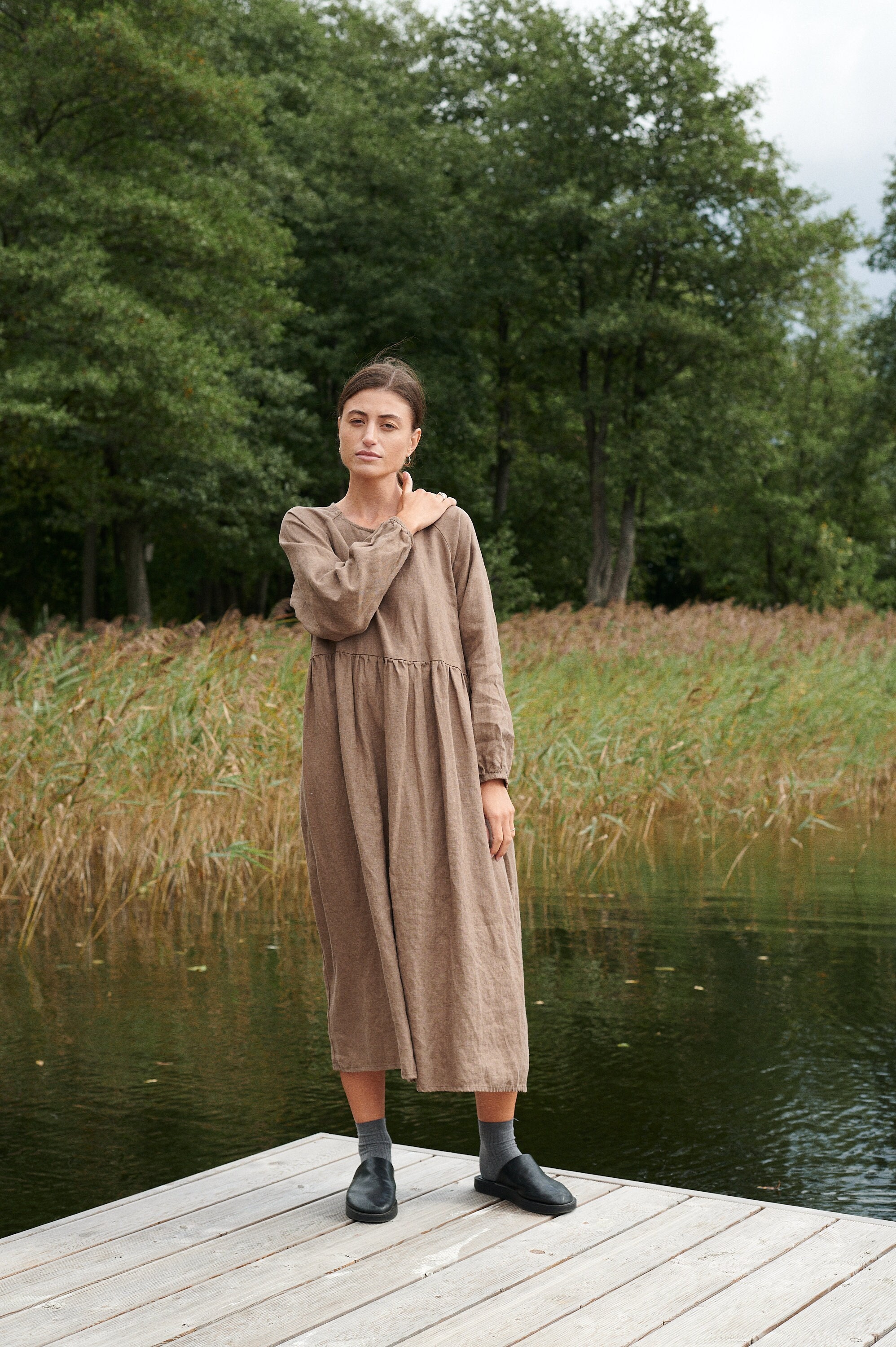 linen dress in fall Why You Should Invest in a Linen Dress