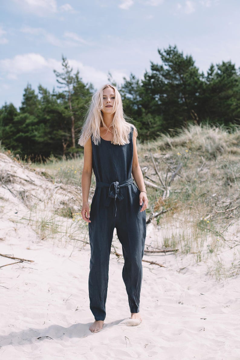 Evelyn jumpsuit / Linen jumpsuit / Loose linen Jumpsuit