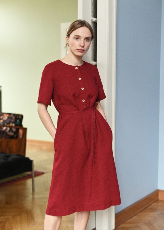 red summer dress canada