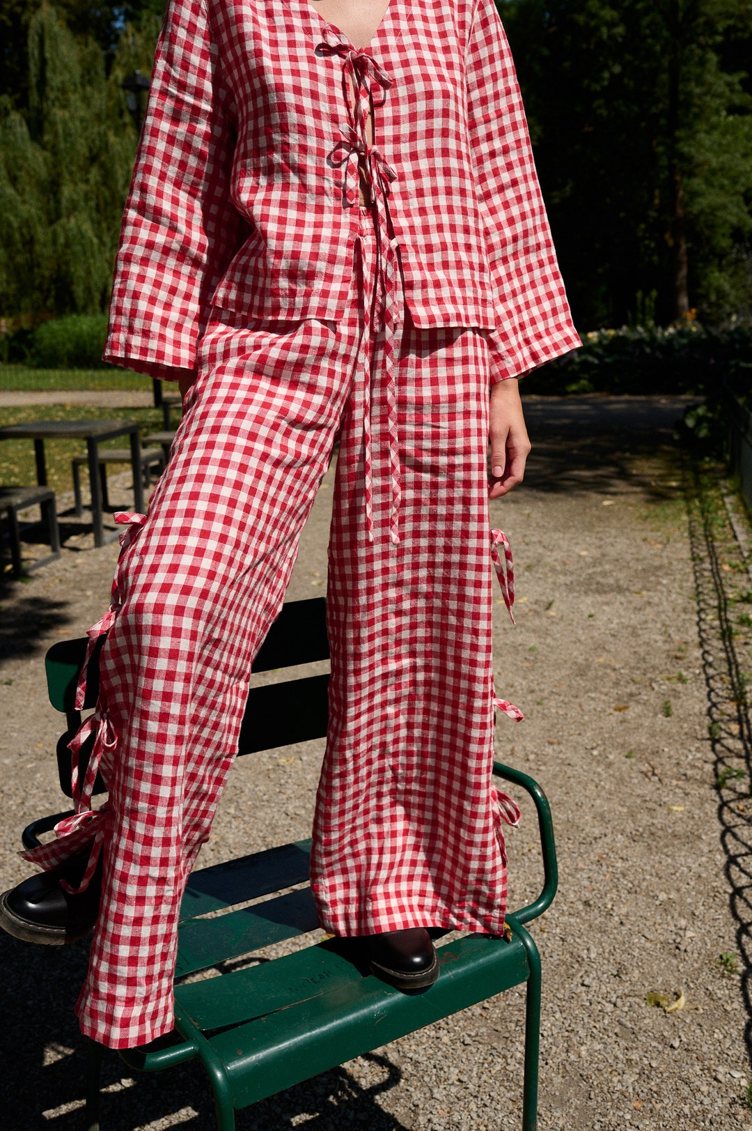 LUDLOW ラドロー　Gyoza Gingham Check M Gyoza-gingham check M— LUDLOW STORE