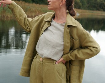 Bill Heavy Olive Jacket - Utility Jacket - Work Jacket