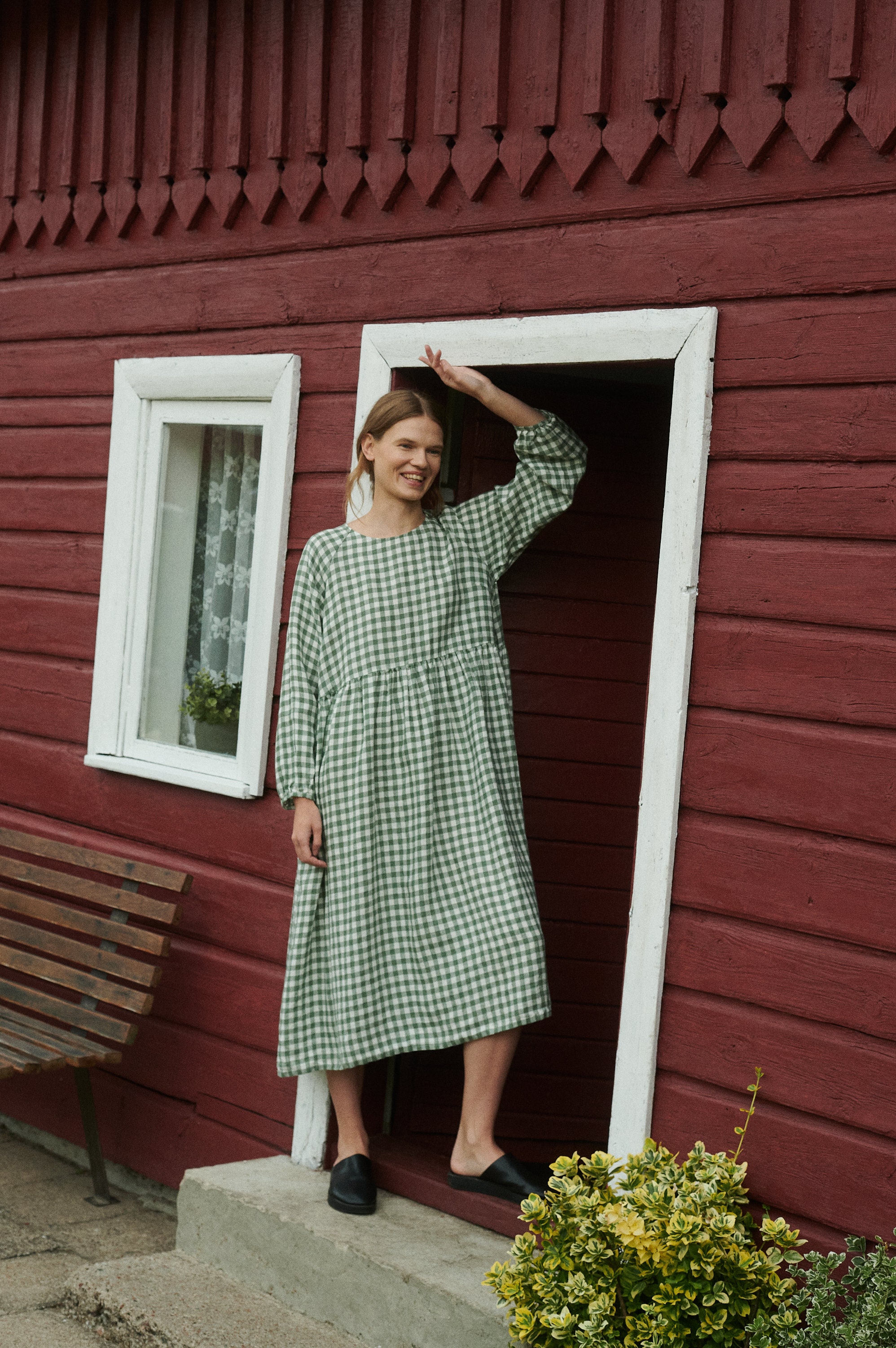 green ginham dress Dolly Gingham Dress main image 0