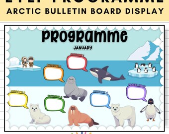 EYLF / Early Years Learning Framework - Programming Bulletin Board Display - Arctic