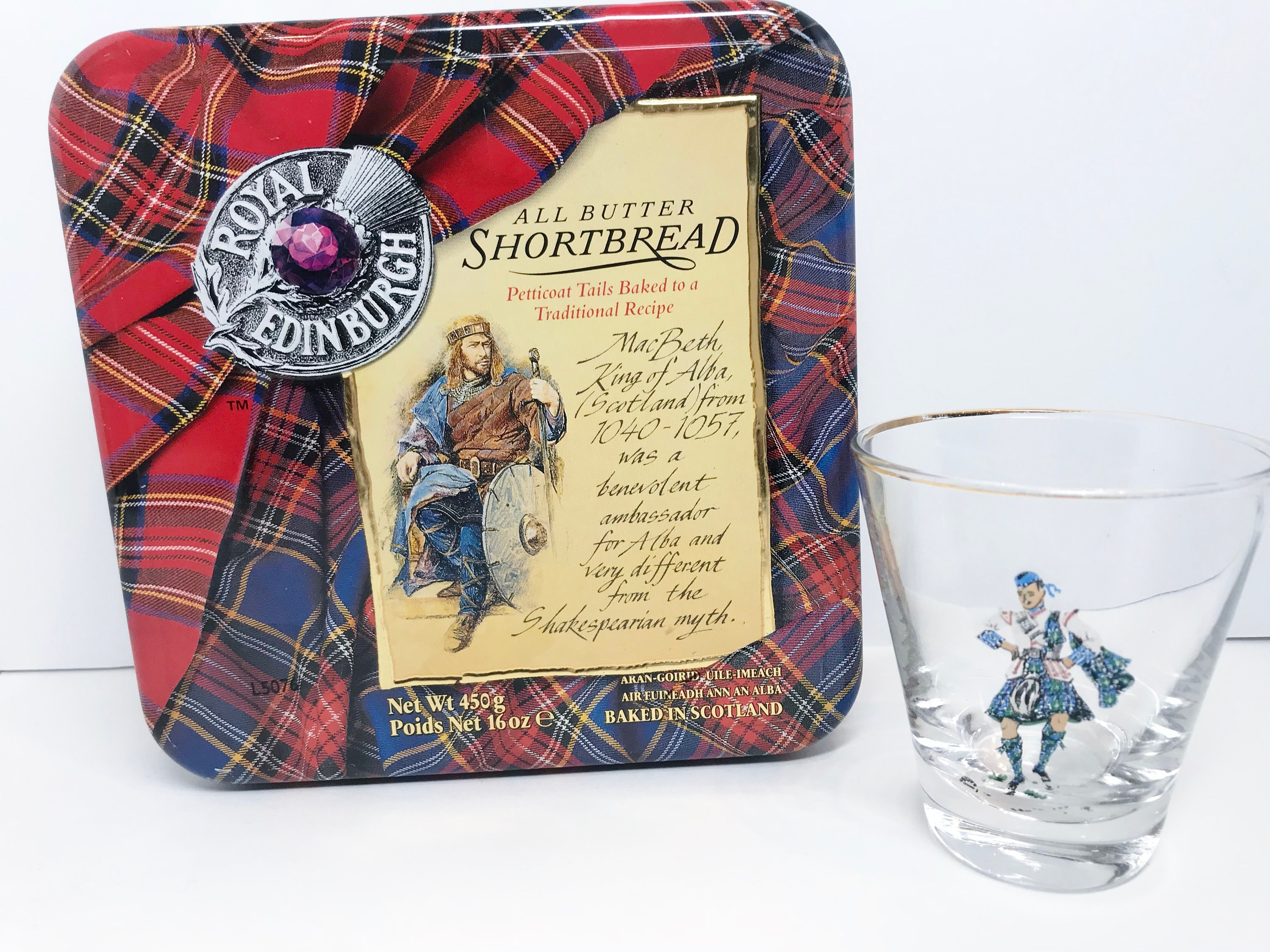 Bagpiper Glass, Scottish Dancer Glass, Scottish Glasses, Scotland Shot