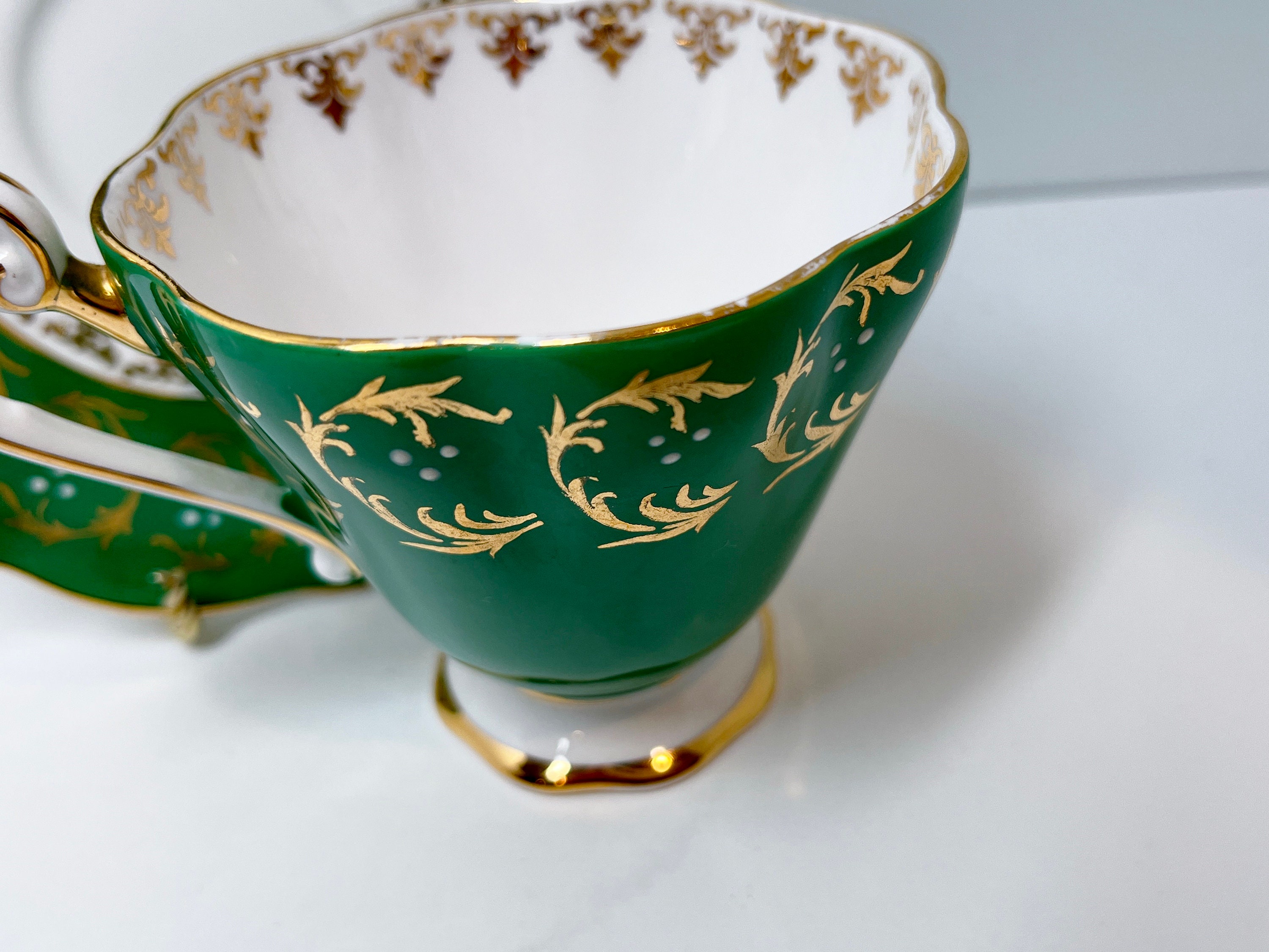 ★人気★/チャイニーズタイガー/Cup&Saucer/グリーン ウェッジウッド チャイニーズ タイガース グリーン カップ