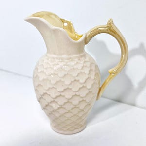 Belleek Creamer, Belleek Scale Creamer, Irish Porcelain, Irish Belleek, Green Mark Belleek, Gift for Her, Hostess Gift, Housewarming Gift