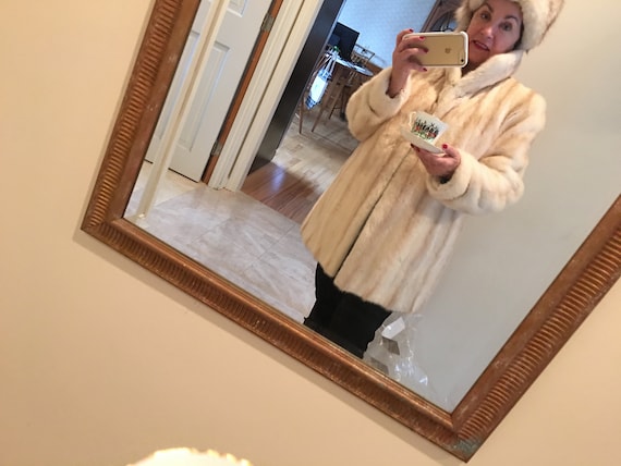 Authentic Mink Fur: Autumn Haze Mink Coat and Hat