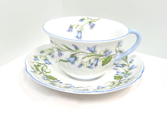 Harebell by Shelley Bone China,  Shelley Teacup,  Shelley Platter, Anniversary Gift, Gift for Her, Wedding Gift, Sold Separately