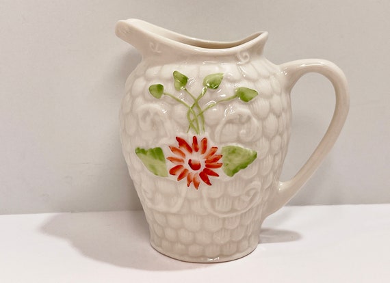 Belleek Creamer , Irish Creamer ,  Green Mark Belleek ,  Made in Ireland , Belleek Pitcher ,  Irish Gift for Her , Housewarming Gift