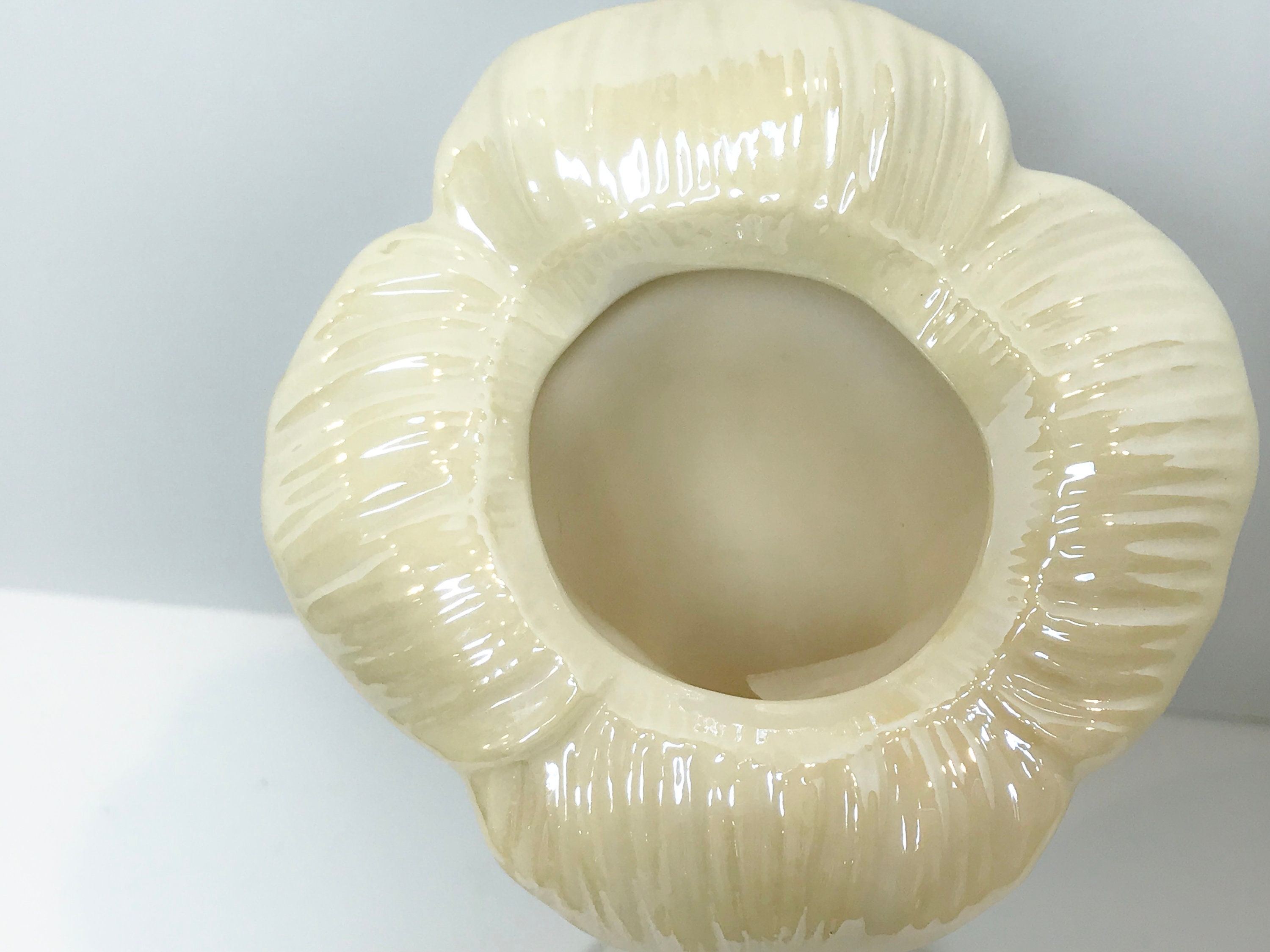 Reserved for SR, Belleek Sunflower Vase, Irish Vase, Belleek China