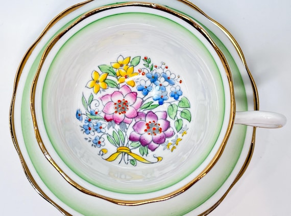 Antique Royal Albert Teacup , Circa 1935 , Royal Albert Tea Cup , Floral Tea Cup , Gift for Friend , Housewarming Gift , Anniversary Gift