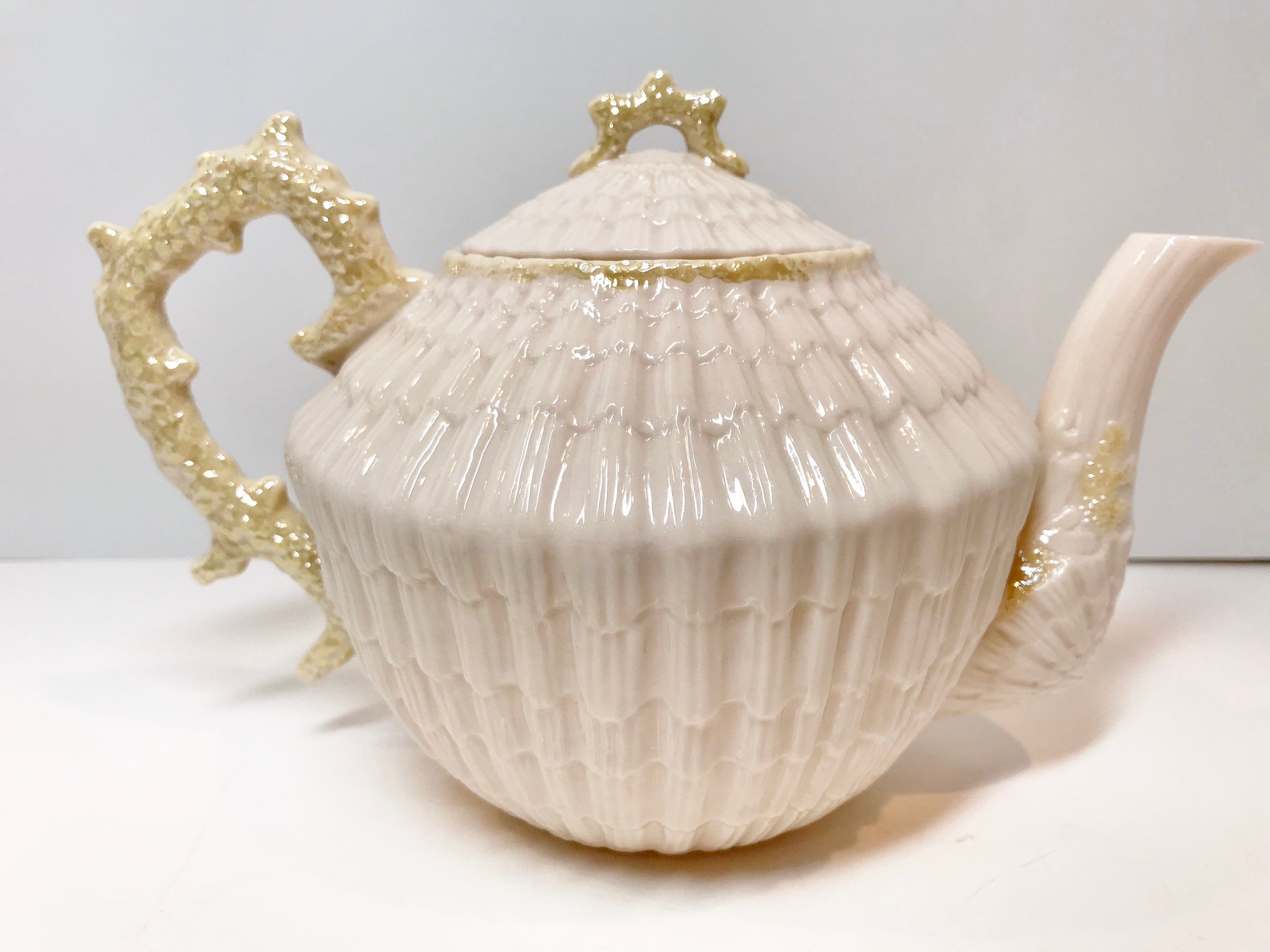 Reserved for SR, Limpet Teapot, Belleek Teapot, Irish Teapot, Belleek