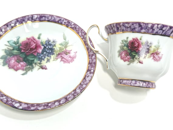 Betty Platner Teacup, Porcelain Treasures, Antique Teacup Vintage , Gift for Her, Anniversary Gift, Birthday Gift, Hand Decorated Teacup