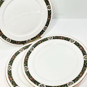 Set of 3, Shelley 7.75&quot; inch Plates, Shelley Plates, Shelley China, Shelley Pattern 10718, Housewarming Gift, Gift for Her, Birthday Gift
