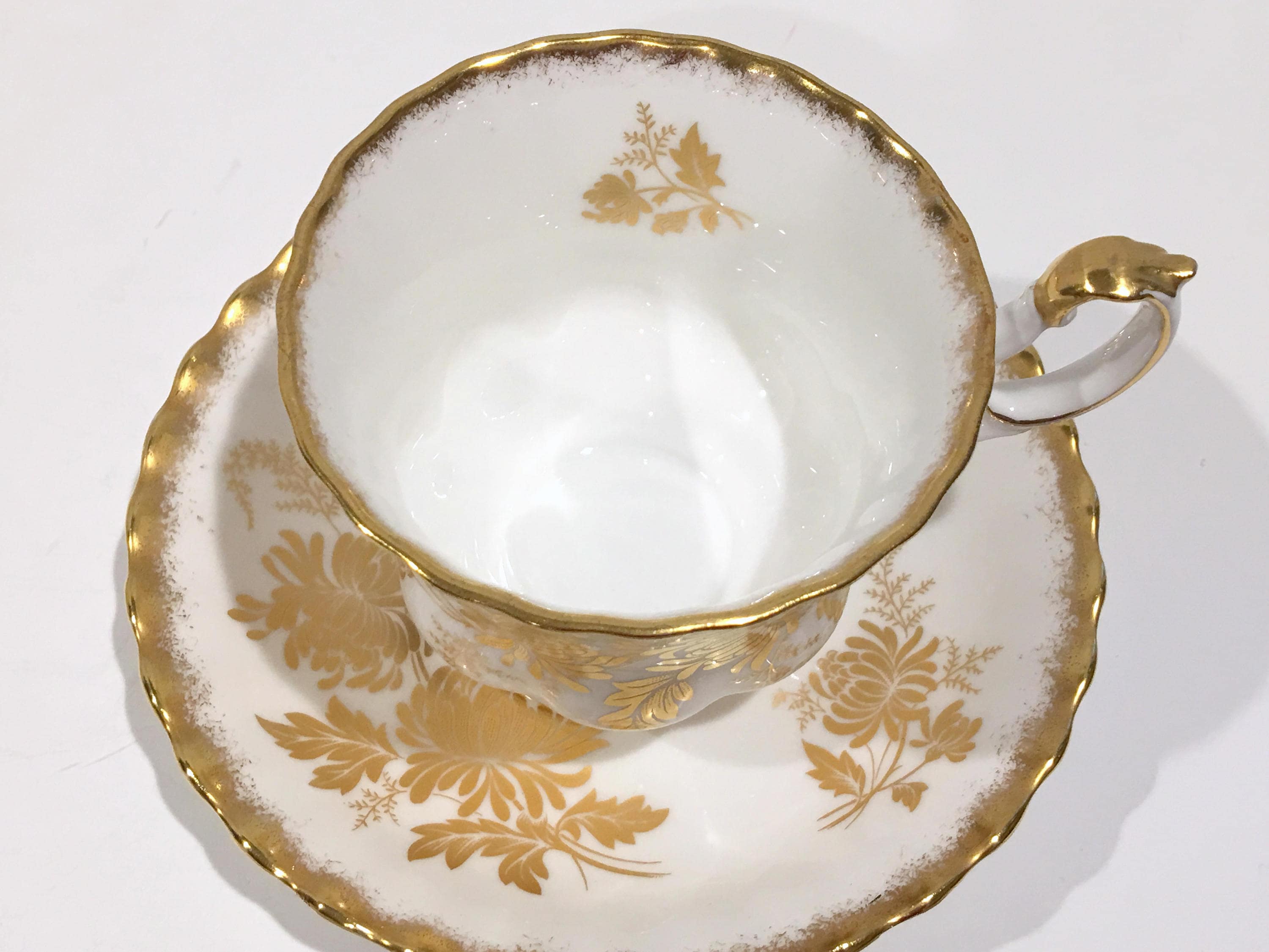 Royal Albert Tea Cup and Saucer, Antique Teacups, Golden Glory Cup
