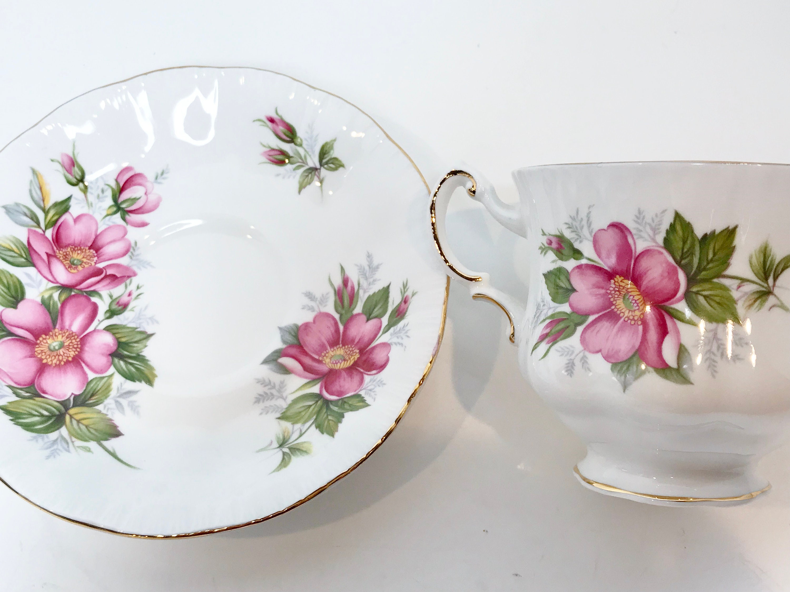 Prarie Rose by Paragon Tea Cups, Canadian Provincial Flowers Series