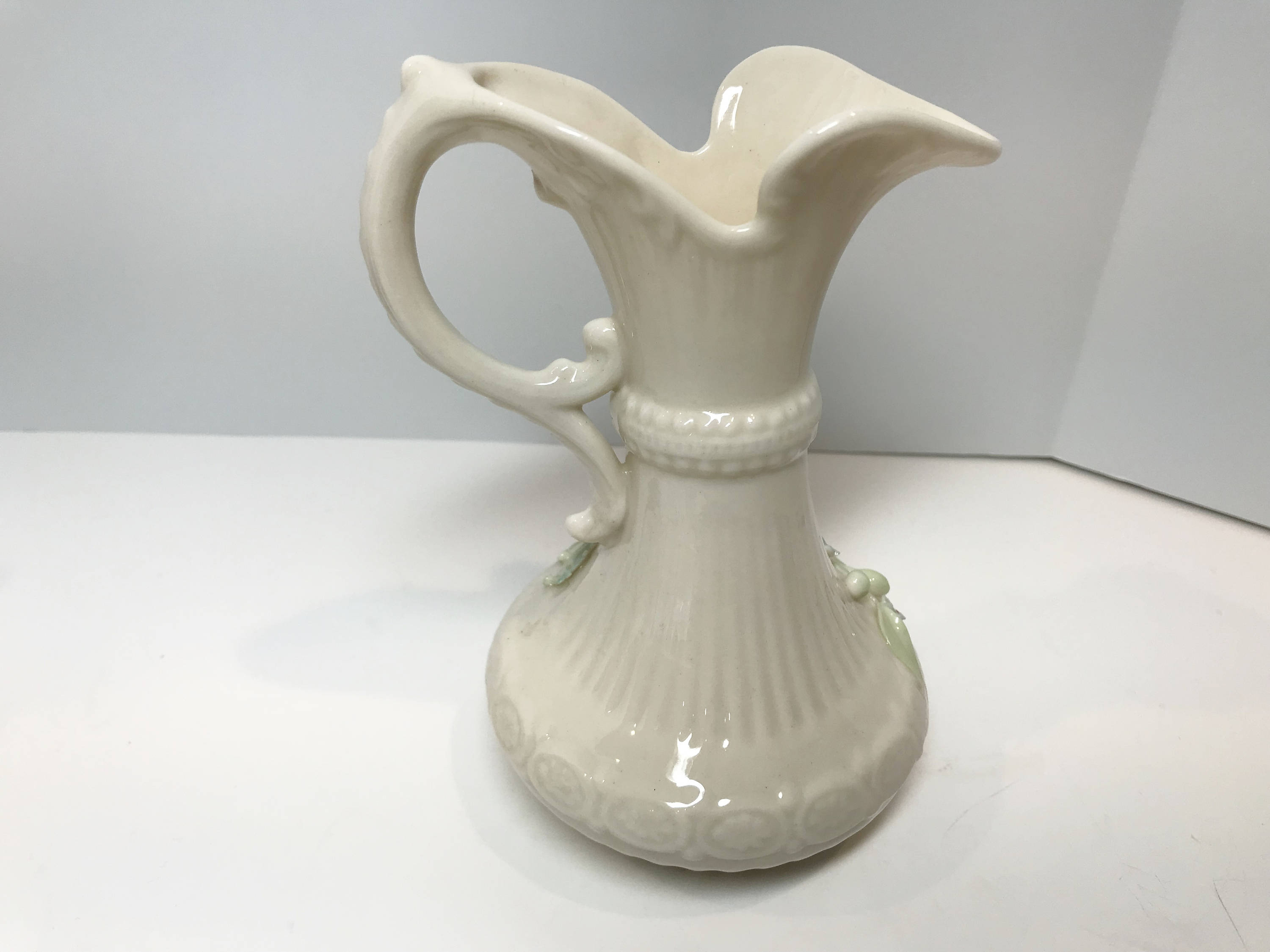 Sold, Reserved for SR, Belleek Aberdeen Vase, Belleek Pitcher, Belleek